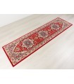 Alfombra de lana Ibai Gasteiz 04. Color Rojo. 70x250 cm.