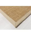 Alfombra de coco a medida. Cenefa Yute Natural Estrecha.