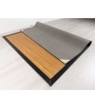 BAMBU. Color Natural Aceitado. Borde PS SUPRA Negro 01.