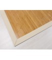 BAMBU. Color Natural Aceitado. Borde PS Zafir Crudo 04.